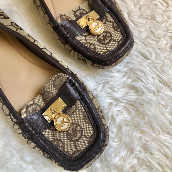 Michael Kors Hamilton Monogram Jacquard Loafers - Picture 5 of 7